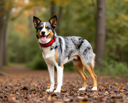 hundehalsband extra-breit neopren-polster rot-schwarz