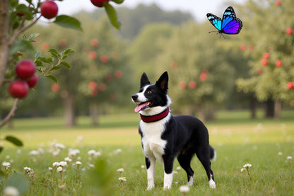 Hundehalsband Extra-Breit Weich neopren-Polster weinrot bordeaux schwarz