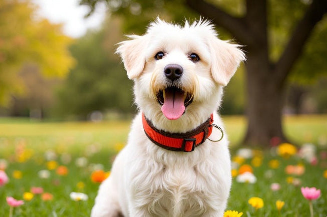 Hundehalsband Extra-Breit Weich neopren-Polster orange braun