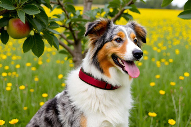 Hundehalsband Extra-Breit Weich neopren-Polster weinrot bordeaux braun