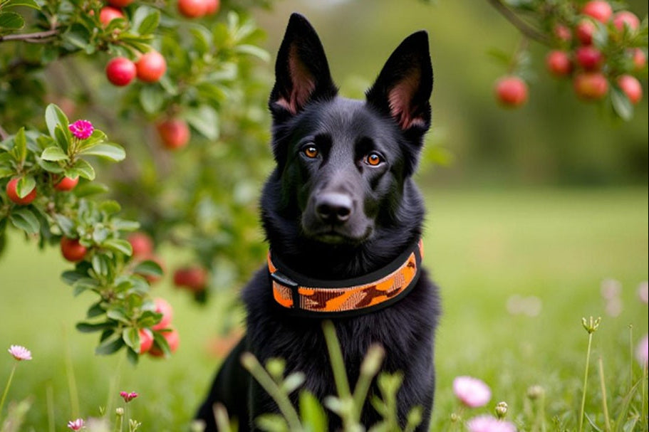 hundehalsband-extra-breit-neopren-polster-hellbraun-orange-dunkelbraun-camouflage