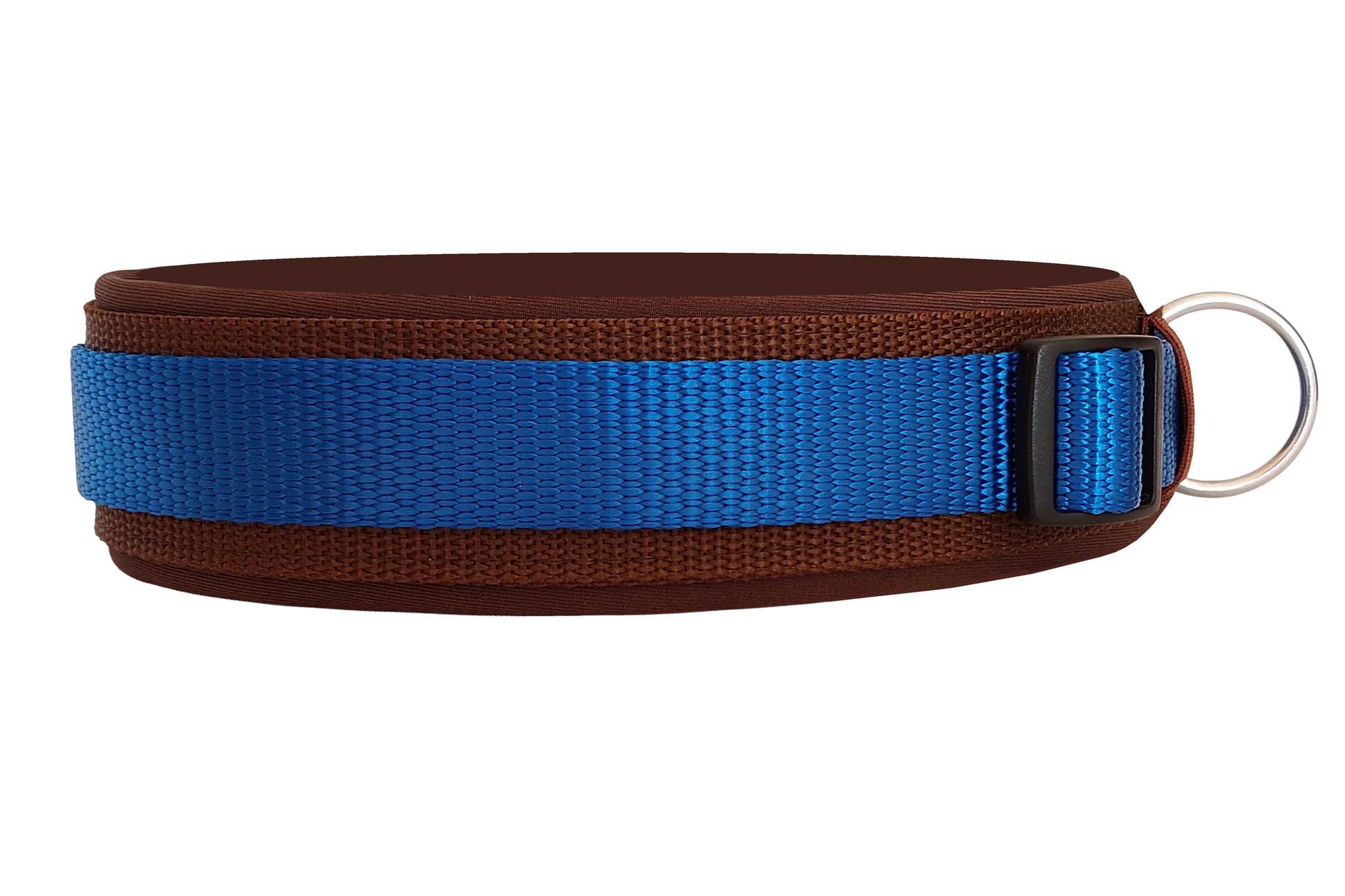 hundehalsband extra-breit neopren-polster zweifarbig