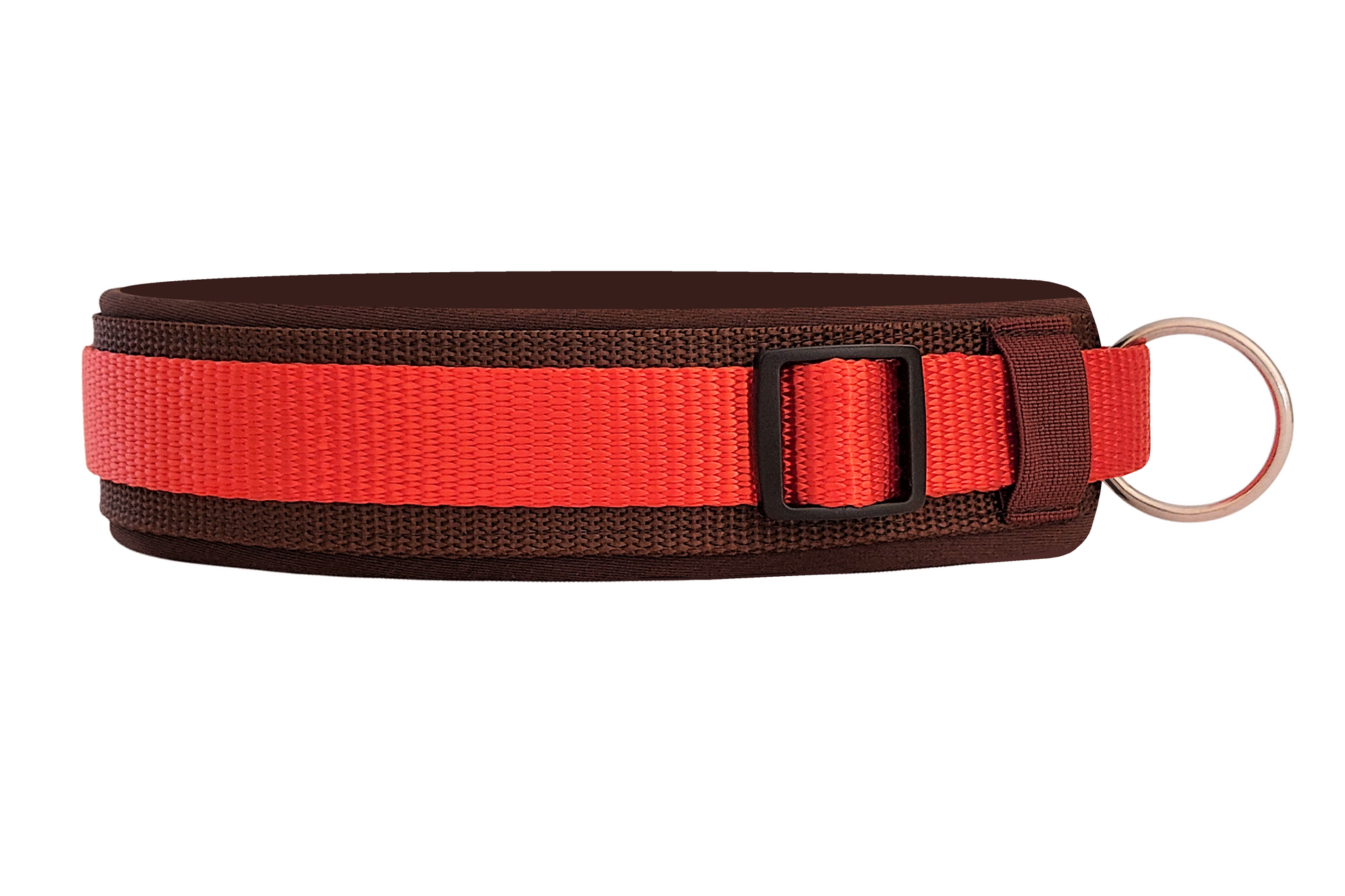 hundehalsband extra-breit neopren-polster zweifarbig