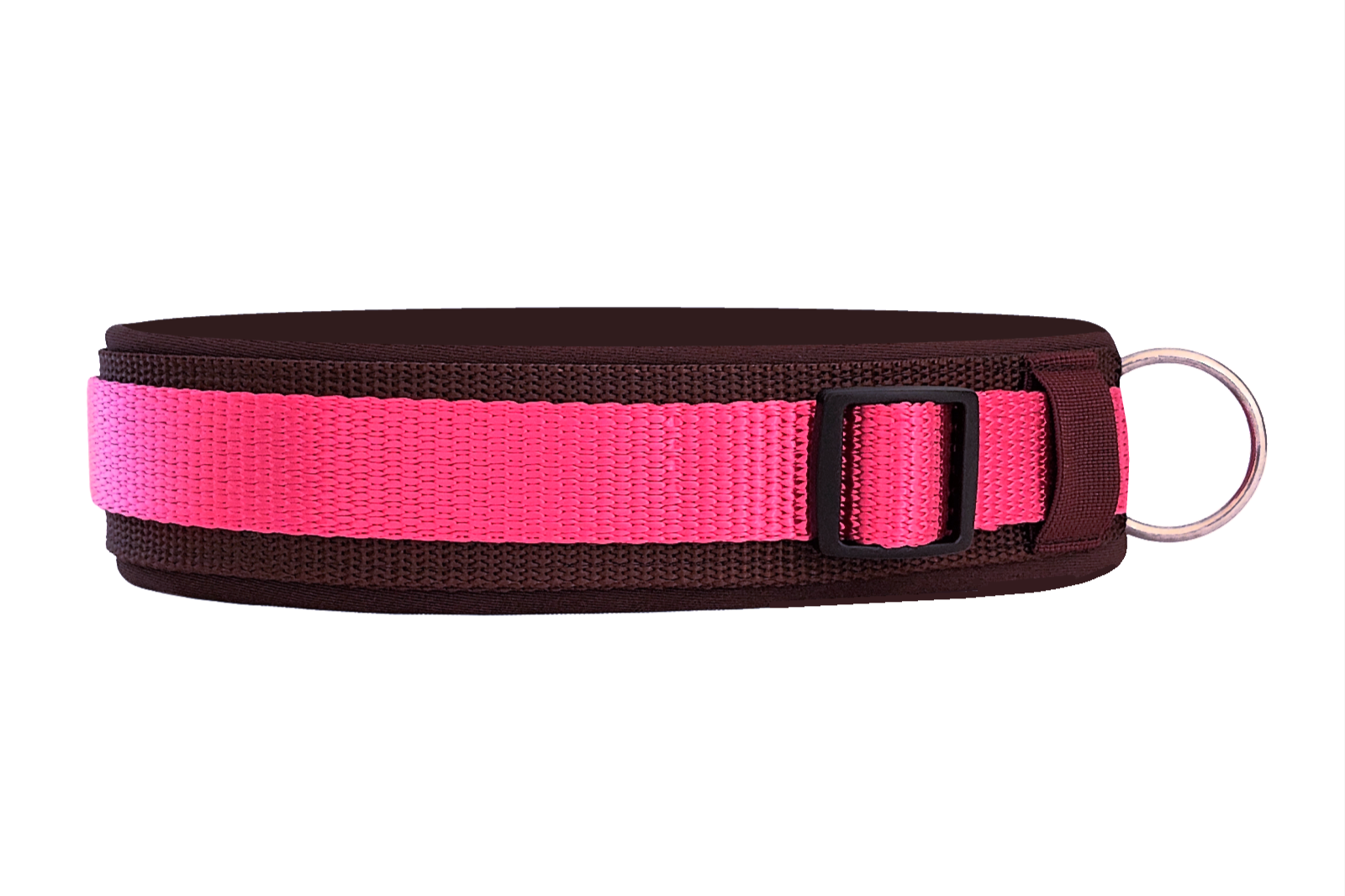 hundehalsband extra-breit neopren-polster zweifarbig