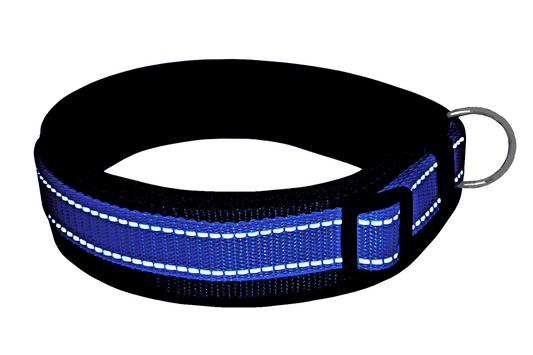 Reflektor-Hundehalsband extra-breit neopren-polster 