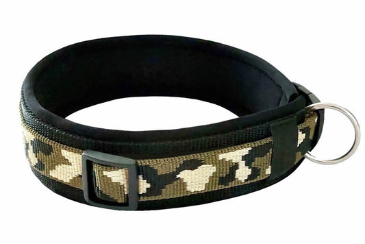 Buntes Hundehalsband extra-breit neopren-polster 
