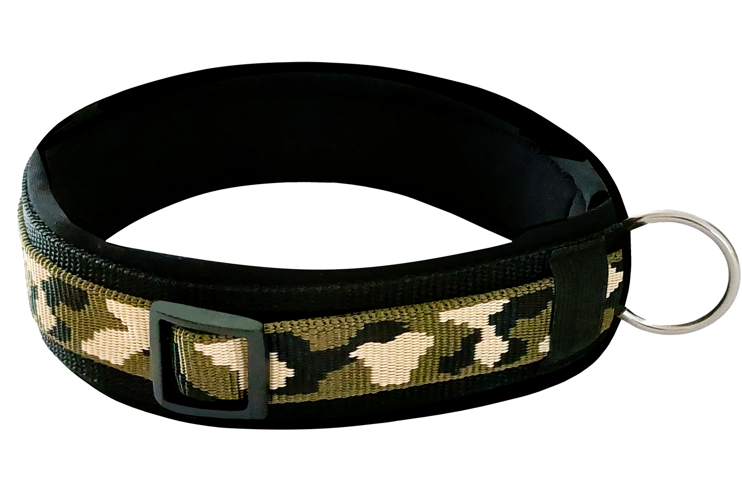 Buntes Hundehalsband extra-breit neopren-polster 