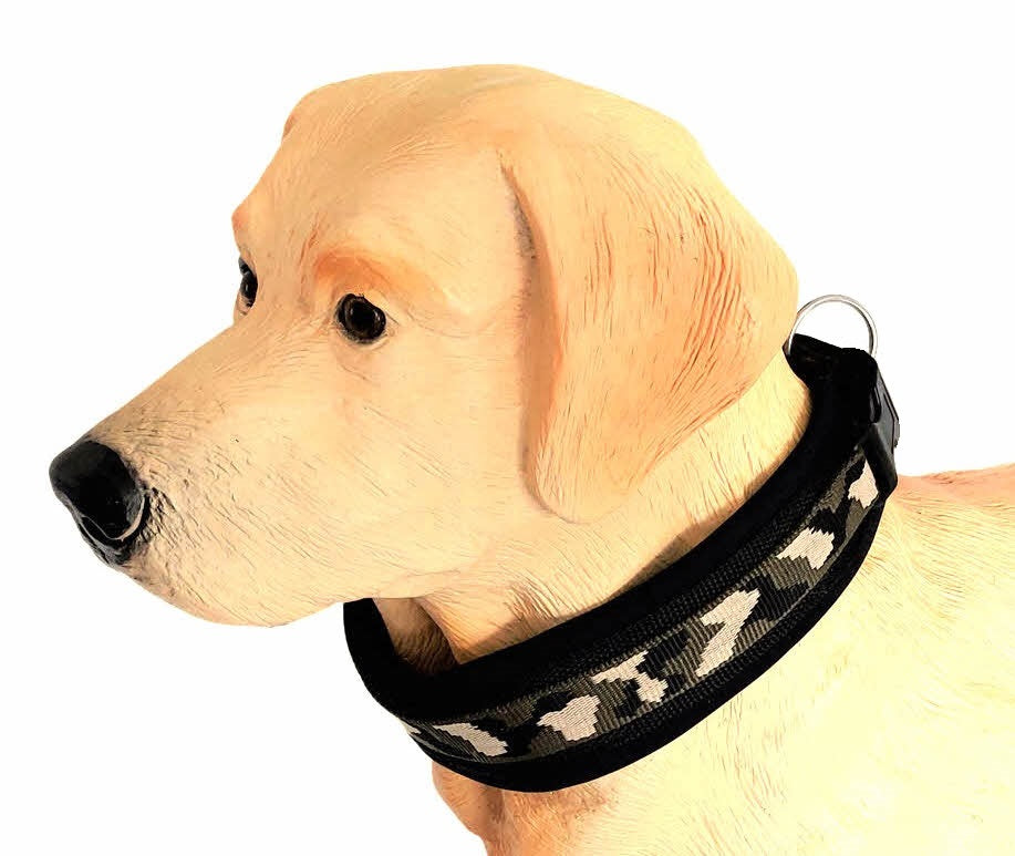 Buntes Hundehalsband extra-breit neopren-polster 