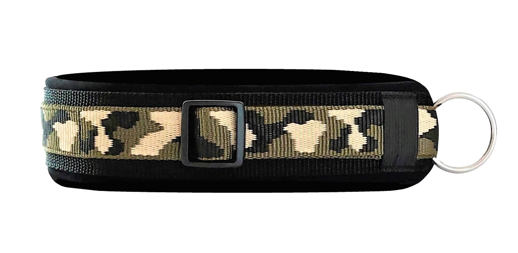 Buntes Hundehalsband extra-breit neopren-polster 