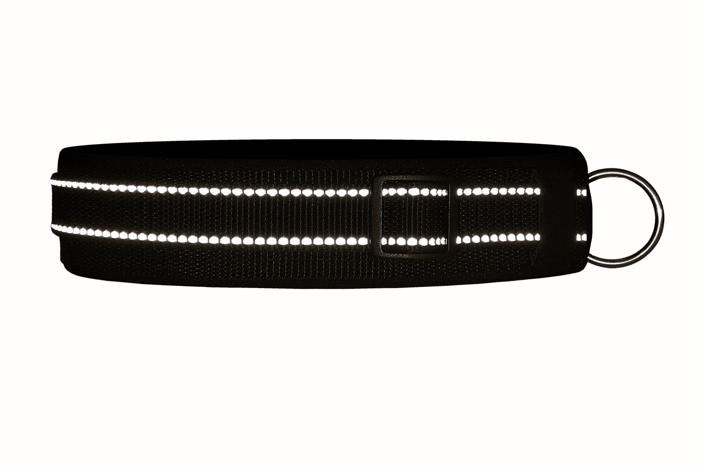 Reflektor-Hundehalsband extra-breit neopren-polster 