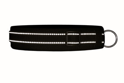 Reflektor-Hundehalsband extra-breit neopren-polster 