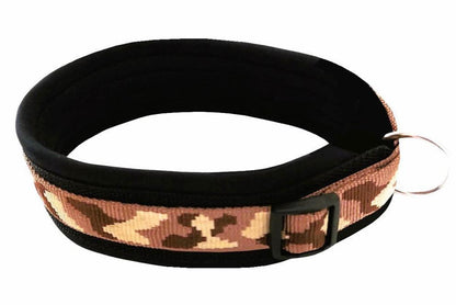 Buntes Hundehalsband extra-breit neopren-polster 