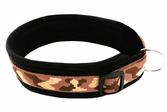 Buntes Hundehalsband extra-breit neopren-polster 