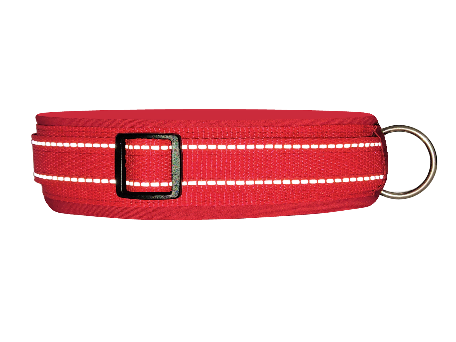 Reflektor-Hundehalsband extra-breit neopren-polster 