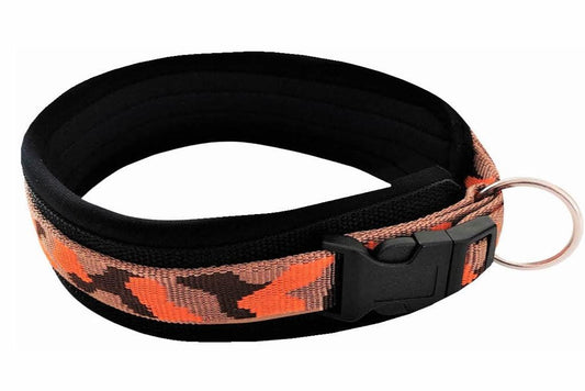 Buntes Hundehalsband extra-breit neopren-polster 