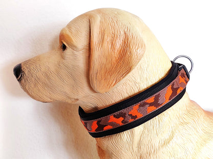Buntes Hundehalsband extra-breit neopren-polster 