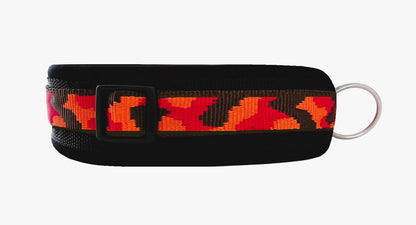 Buntes Hundehalsband extra-breit neopren-polster 