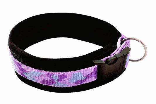 Buntes Hundehalsband extra-breit neopren-polster 
