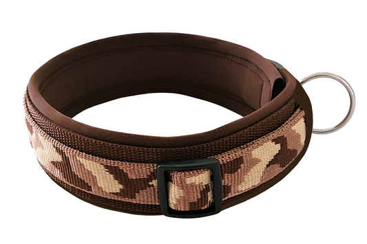 Buntes Hundehalsband extra-breit neopren-polster 