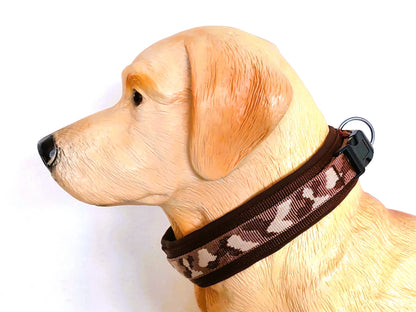 Buntes Hundehalsband extra-breit neopren-polster 