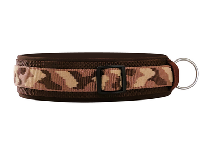 Buntes Hundehalsband extra-breit neopren-polster 
