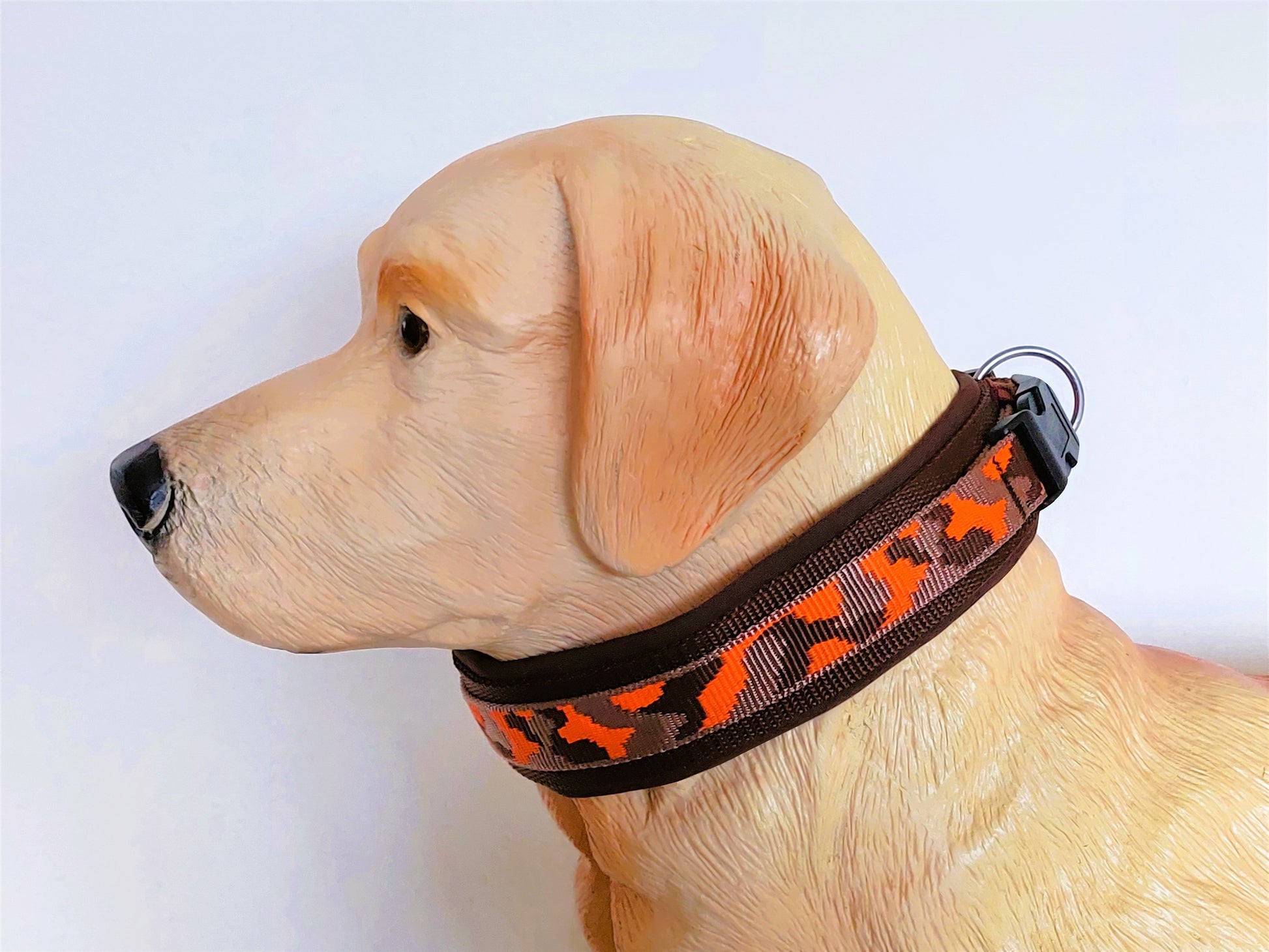 Buntes Hundehalsband extra-breit neopren-polster 