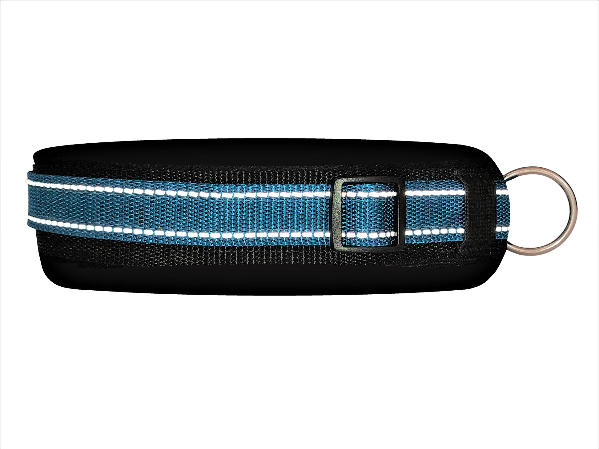 Reflektor-Hundehalsband extra-breit neopren-polster 