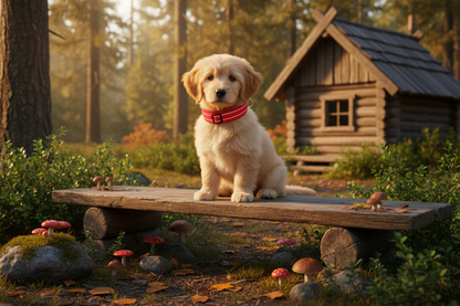 hundehalsband-breit-neopren-polster-reflektor-rot