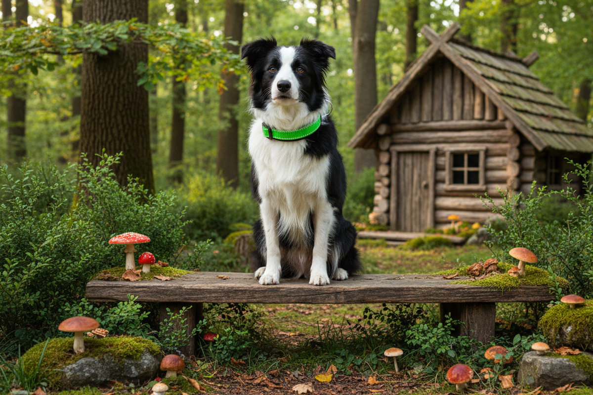 hundehalsband-breit-neopren-polster-reflektor-limone-schwarz