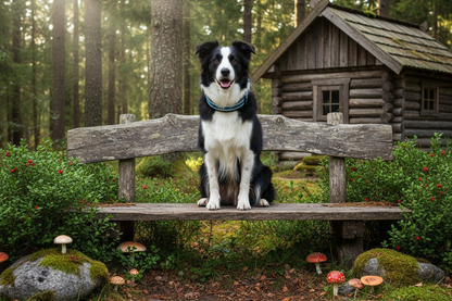 hundehalsband-breit-neopren-polster-reflektor-Petrol-schwarz