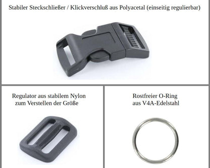 hundehalsband-breit-neopren-polster-reflektor-grün-schwarz